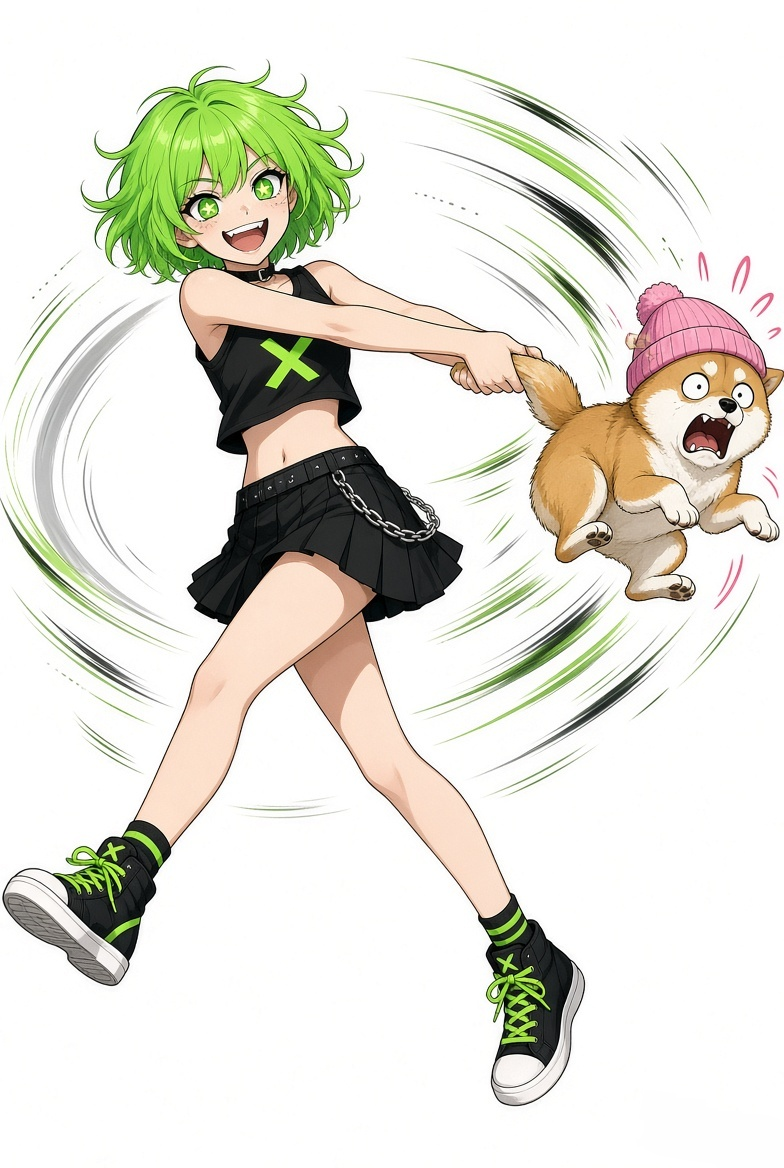 Hat dog swung